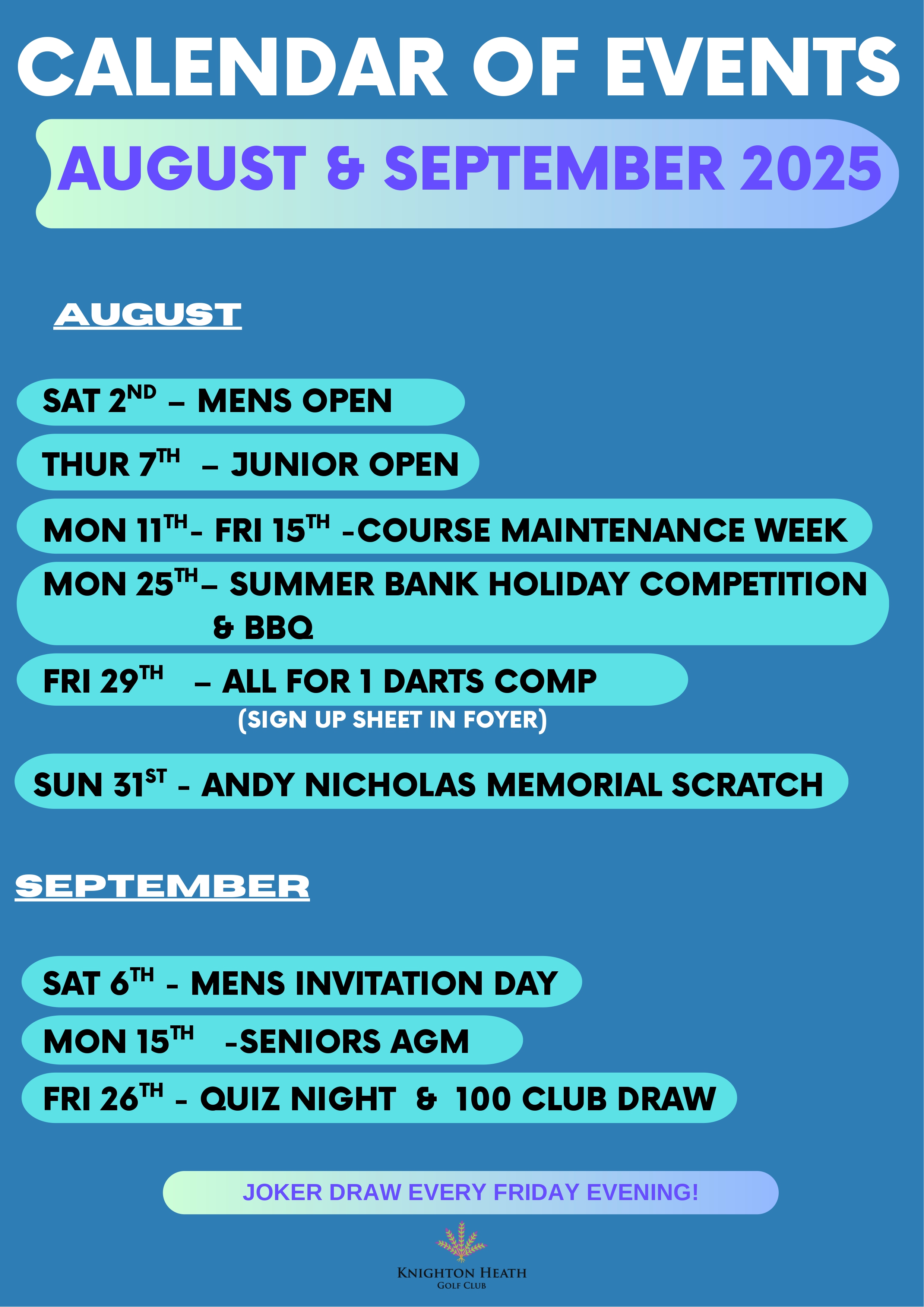 Events Calendar